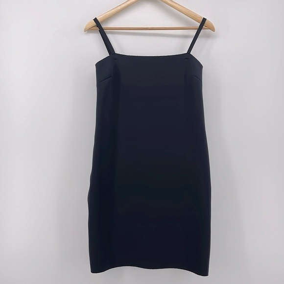 Helmut Lang Sheath Scuba Dress Navy Blue Size Small - Picture 5 of 12